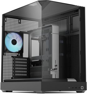 Obudowa Apnx APNX V2 , tower case black, tempered glass x 3 2