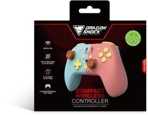 Pad DragonShock Dragonshock Controller Poptop Wireless Cubes Switch pink blu 4