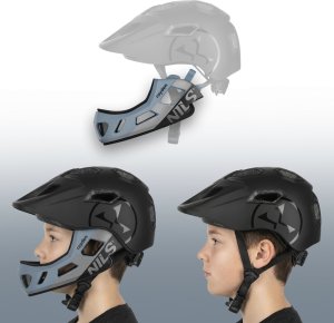 Nils Extreme MT401 RAYDEN KASK FULL FACE Z ODPINANĄ SZCZĘKĄ S(52-56CM) NILS EXTREME 3