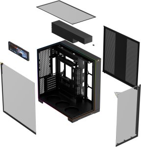 Obudowa Thermalright A70 Vision czarna ARGB 4
