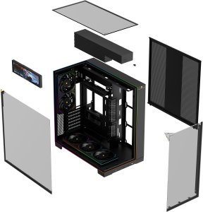 Obudowa Thermalright A70 Vision ARGB FAN czarna 6