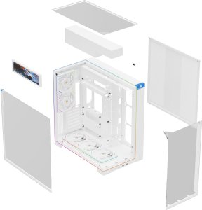 Obudowa Thermalright A70 Vision ARGB FAN biała 3