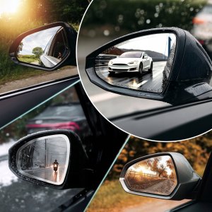 GrizzGlass Folia przeciwdeszczowa na lusterka GrizzGlass ZeroDrop do Alfa Romeo Stelvio (2017-2025) 2