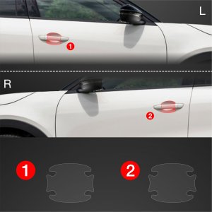 GrizzGlass Folia ochronna pod klamki GrizzGlass BodyShield do Alfa Romeo Junior (2024-2025) [2w1] 2