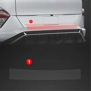 GrizzGlass Folia ochronna na próg bagażnika GrizzGlass BodyShield do Hyundai Kona N-Line (2023-2025) 2