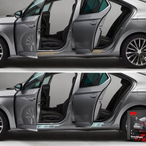 GrizzGlass Folia ochronna na progi GrizzGlass BodyShield do Hyundai i20 (2023-2025) [4w1] 4
