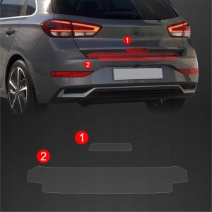 GrizzGlass Folia ochronna na próg bagażnika GrizzGlass BodyShield do Hyundai i30 Hatchback (2020-2025) [2w1] 2