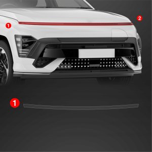 GrizzGlass Folia ochronna na lampy GrizzGlass BodyShield do Hyundai Kona N-Line (2023-2025) 2