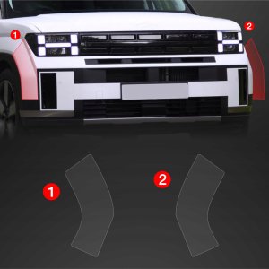 GrizzGlass Folia ochronna na zderzak GrizzGlass BodyShield do Hyundai Santa Fe (2023-2025) [2w1] 2