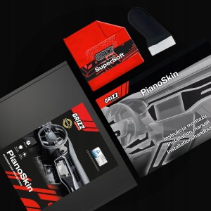 GrizzGlass Folia do wnętrza GrizzGlass PianoSkin Glossy do Hyundai Tucson N-Line (2021-2024) [5w1] 4