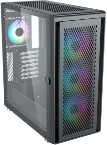 Obudowa SilentWare Silentware Air 100, tower case black, tempered glass 3