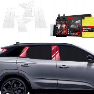 GrizzGlass Folia ochronna na słupki GrizzGlass BodyShield do Renault Austral (2022-2025) [8w1] 5