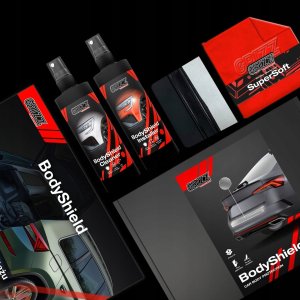 GrizzGlass Czarna folia na słupki BodyShield do Toyota C-HR (2023-2025) [8w1] 4