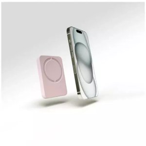 Powerbank Puro Mini Power Mag 4200 mAh MagSafe USB-C różowy - przenośne źródło zasilania PUFCBB40P2MAGROSE (8018417465024) 4