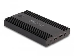 Delock Zewnętrzna obudowa USB 20 Gbps do 2 x M.2 NVMe PCIe SSD z gniazdo USB Type-C™ i RAID - beznarzędziowy 2