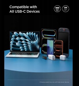 Spigen SPIGEN EB10010CCA ESSENTIAL TYPE-C CABLE 100W 100CM WHITE 3