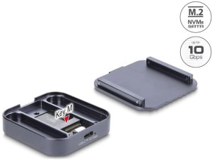 Delock Magnetyczna obudowa USB Type-C™ 10 Gbps dla 1 x M.2 NVMe lub SATA SSD 2