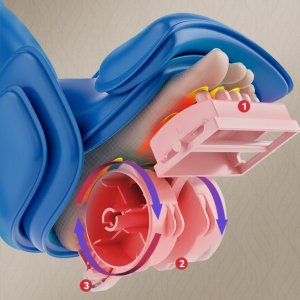 Masażer Eleeels DIFORO Leg Massager (DiF-Feet)  masażer stóp i łydek, kompresja powietrzna, podgrzewanie, 60 W 4