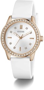Zegarek Guess Zegarek damski Guess GW1030L4 CYRKONIE biały 6