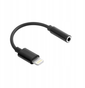 TelForceOne Maxlife adapter audio MXJL-02 jack 3,5 mm - Lightning czarny 2