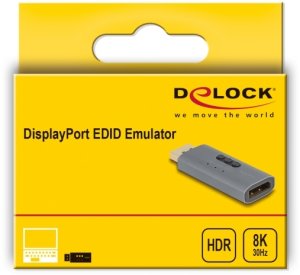 Adapter AV Delock DisplayPort EDID Emulator 8K 2