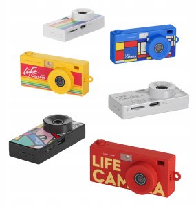 Kamera cyfrowa Xrec Mini Aparat Kamera Retro Video 2k Wisiorek Breloczek Z Karta 32gb / Xrec X9 / Biały 5