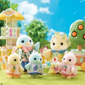 Figurka Epoch SYLVANIAN bird family 05860 6