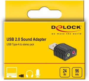 Karta dźwiękowa Delock Zewnętrzna karta dźwiękowa USB Delock 24 bity / 96 kHz (65964) 4