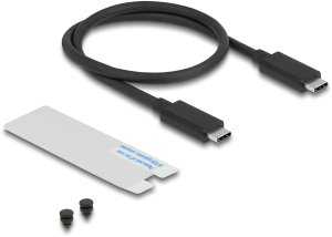 Delock USB 40 Gbps Obudowa dla 1 x M.2 NVMe SSD w stylu gamingowym z LED i wentylatorem bez narzędzi 4