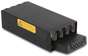 Kieszeń Delock Slim Bay Ramka wymienna na 4 x M.2 NVMe SSD z interfejsem Slim SAS SFF-8654 2