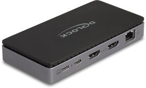 Stacja/replikator Delock USB Type-C™ stacja dokująca 4K - Dual HDMI MST / USB / Gigabit LAN / PD 3.0 85 W 2