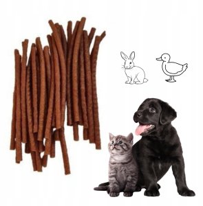 LUPI PETS LUPIPETS SNACK PALUSZKI CIENKIE KRÓLIK    250g 4