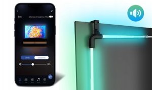 Taśma LED Spacetronik Podświetlenie do telewizora TV Spacetronik Glow Three 65 cali jak ambilight smart Tuya 11