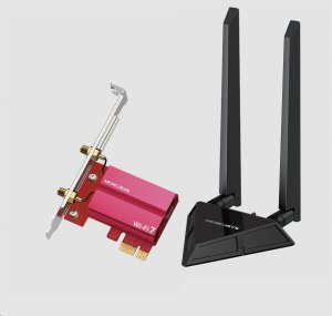 Karta sieciowa Mercusys MERCUSYS MA49BE WiFi7 PCIe adapter (BE9300,2,4GHz/5GHz/6GHz,Bluetooth5.4) 2