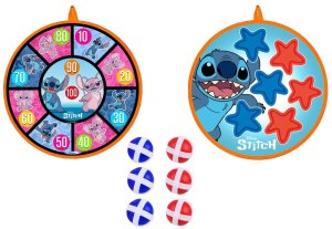 Stamp Dwustronna Tarcza na rzep Stitch 36cm + 6 piłek 4cm SP0881 EDUKAMP 2