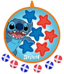 Stamp Dwustronna Tarcza na rzep Stitch 36cm + 6 piłek 4cm SP0881 EDUKAMP 4