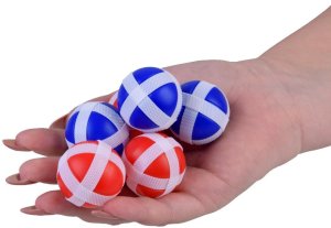 Stamp Dwustronna Tarcza na rzep Stitch 36cm + 6 piłek 4cm SP0881 EDUKAMP 5