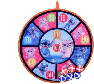 Stamp Dwustronna Tarcza na rzep Stitch 36cm + 6 piłek 4cm SP0881 EDUKAMP 6