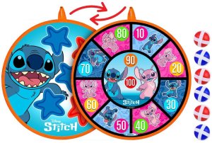 Stamp Dwustronna Tarcza na rzep Stitch 36cm + 6 piłek 4cm SP0881 EDUKAMP 7