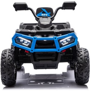 Import SUPER-TOYS Quad Na Akumulator ATV 6 Kół Z Przyczepką JC606 24V 4x4 Niebieski EDUKAMP 6