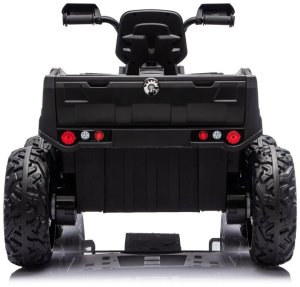 Import SUPER-TOYS Quad Na Akumulator ATV 6 Kół Z Przyczepką JC606 24V 4x4 Niebieski EDUKAMP 7