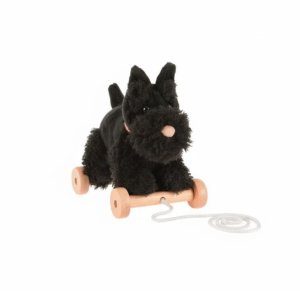 Vadobag Pluszowy piesek Walter do ciągnięcia na kółkach - Egmont Toys 1+ EDUKAMP 3