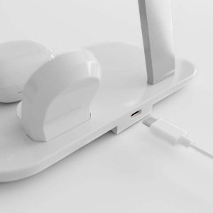 Ładowarka Puro Mag Station 3-in-1 Desk Stand MagSafe Qi2 biały - ładowarka bezprzewodowa 6