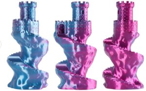 Spectrum Filaments PLA Magic silk AURORA BLOOM (Blue  Magenta) 1kg Spectrum PLA-MagAuro-1-SPEC (5905991404989) 3