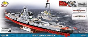 Cobi Battleship Bismarck 3204 klocków 122