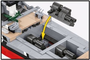 Cobi Battleship Bismarck 3204 klocków 131