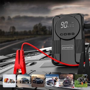 Zenwire Urządzenie Rozruchowe Powerbank Jump Starter Booster Kompresor Samochodowy Zenwire CYD14 3