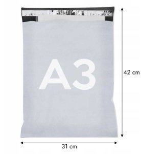 Zenwire Foliopaki Kurierskie 310 x 420 mm 50 szt Foliopak Duże Koperty Foliowe Zenwire A3 2
