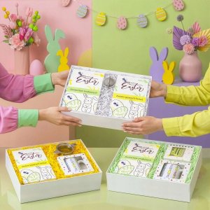 Cup&You Box wielkanocny - zestaw kaw smakowych mielonych kubek świeca sojowa zapachowa - paczka upominek prezent na Zajączka Wielkanoc dla kobiety faceta 11