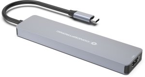 Stacja/replikator Conceptronic CONCEPTRONIC 7-1 Dock USB-C->HDMI/USB-C/2xUSB-A/+ 25cm gr 2